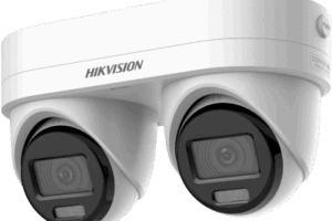 Cámara IP Dual Lente / 4 Megapixel por Sensor / WDR 120 dB / IR 10 m (32.8 ft) / IP67 / IK10 / PoE / Audio Bidireccional