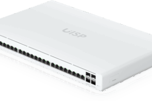Switch Administrable / 24 Puertos GbE / 4 SFP+ 10G / PoE Pasivo 27 V 220 W / Pantalla Táctil 1.3" / Throughput 9 Gbps