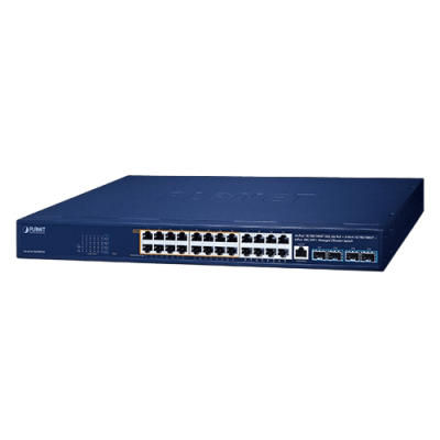 Switch Gestionado PoE++ / 16 Puertos Gigabit PoE++ 95W / 8 Puertos Gigabit / 4 Puertos 10G SFP+ / Presupuesto PoE 420W / L2/L4 / ERPS / Rack 440 mm (17.3 in)