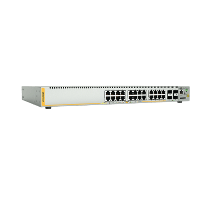 Switch PoE+ Administrable / 24 Puertos Gigabit / 4 SFP / Capa 3 / 370 W / 41.7 Mpps
