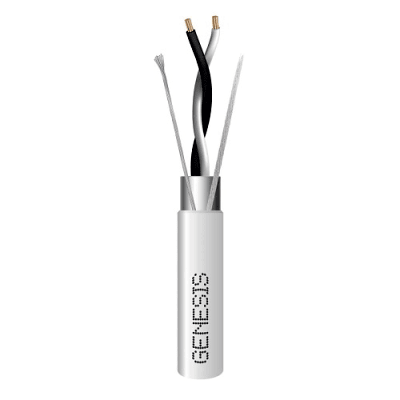 Cable de Comunicación / 1 Par / 22 AWG / Blindado Trenzado / Plenum / 305 m (1000 ft) / EIA-485 / BACnet