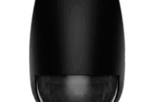 Detector PIR Inalámbrico Interior / 52 Zonas / Rango 15 m (49.2 ft) / Ángulo 85.9° / Inmunidad Mascotas 30 kg / Tri-X Wireless 433 MHz / AES-128 / Batería 5 Años / Negro