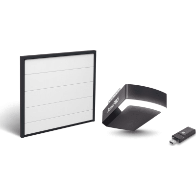Kit Puerta de Garage 9x8 Pies (2.74 x 2.44 m) / Motor DC 1/2 HP / Insulada / Activación WiFi / Hasta 50 Controles / Lámina Calibre 26