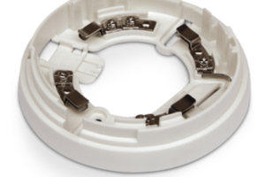 Base de Montaje para Detectores de Incendio INIM / Compatible IRIS Convencional y ENEA Analógico Direccionado / Terminales +, -, R / Cortocircuito Integrado / 110 mm (4.3 in) / 15 g