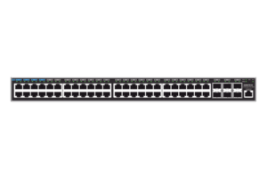 Switch Capa 3 Administrable / 48 Puertos Gigabit + 6 SFP+ 10G / Conmutación 216 Gbps / Montaje Rack 1U