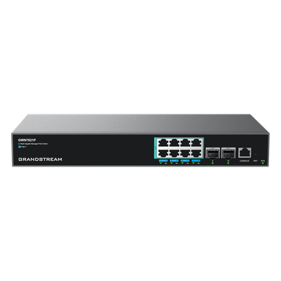 Switch PoE Multigigabit Capa 3 / 8 Puertos 2.5 G / 2 Puertos SFP+ / PoE++ 60 W / Stacking 4 Unidades / Administración Local y Nube