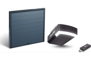 KIT COMPLETO Incluye /Puerta D/ Garage / APDOORL 12x7 Pies / Lisa Linea Central / Insulada / Interfase ACCESSWIFI / Motor FS1000M / 1/2HP / Fuerte/Silencioso/Luz LED/Motor DC .