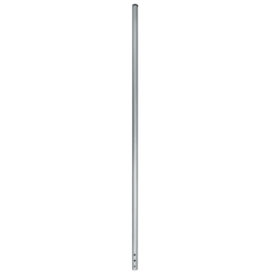 Poste de Esquina de Acero Galvanizado / Diámetro 1" / Longitud 100cm / Forma Redonda / Espacio para 5 Aisladores Esquina / Incluye Tapa / Peso 0.8 KG