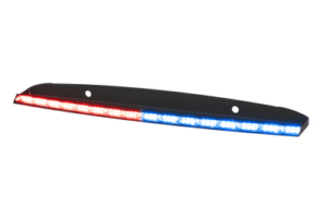 Luz de Advertencia Interior / 144 LED / Tricolor Rojo/Azul/Ámbar / Montaje en Vidrio Trasero / 12-24V / SAE J595 Clase I