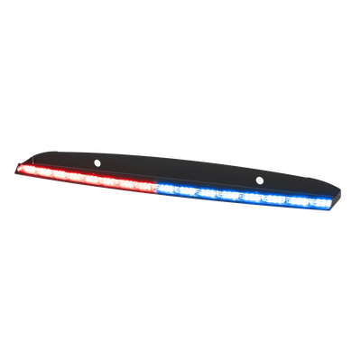 Luz de Advertencia Interior / 144 LED / Tricolor Rojo/Azul/Ámbar / Montaje en Vidrio Trasero / 12-24V / SAE J595 Clase I