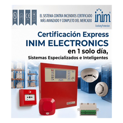 Certificación Presencial INIM Electronics/Serie Previdia Compact en solo 1 Día