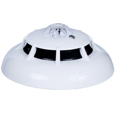 Detector Combinado de Humo y Calor / 5 Modos de Operación / 4 Umbrales de Humo / 4 Modos de Termistor / LED Bicolor / Acoplamiento Bayoneta