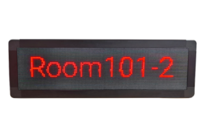 Pantalla LED de Pasillo para Hospital/Asilos, Doble Cara, Matriz 128×32, Indicadores RGB, Para Solución de Enfermería Fanvil