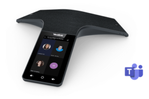 Teléfono de Conferencias IP / 12+1 Micrófonos / Cancelación de Ruido 360° / Alcance 6 m (19.7 ft) / Pantalla Táctil 5' / Wi-Fi Dual Band / Certificación Microsoft Teams