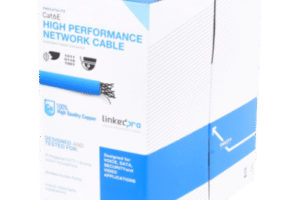 Cable de Red UTP / Cat6 / 24 AWG / 305 m (1000 ft) / 100% Cobre / 250 MHz / CM / Interior / Azul