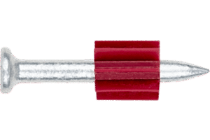 Clavo estándar con arandela de goma / Diámetro de 3.8 mm x 1" / Caja con 100 piezas /