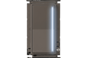 Atenuador de Pared Táctil / 250 W LED / 500 W Incandescente / Comunicación RF hasta 22.8 m (74.8 ft) / Multilocación hasta 4 Unidades / Color Trufa