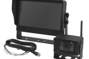 Cámara de Reversa Inalámbrica / Monitor LCD 7" / Visión Nocturna IR 18 LEDs / IP69K / Expandible a 4 Cámaras