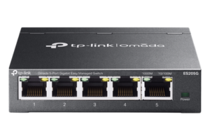 Switch Gestionado SDN / 5 Puertos Gigabit / 10 Gbps Capacidad Switching / 7.4 Mpps Forwarding Rate / Fanless / VLAN 802.1Q / QoS 8 Colas