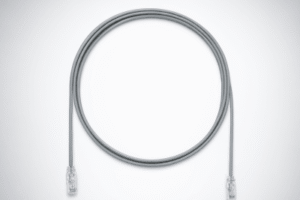 Cable de Parcheo UTP Cat6A, CM/LSZH, Diámetro Reducido (28AWG), Color Gris, 10ft