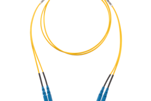 Jumper de Fibra Óptica / Monomodo OS2 9/125 / LC-LC Dúplex / LSZH / 2 m (6.56 ft) / Amarillo