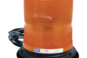 Baliza LED de Advertencia / 7 Pulgadas / Ámbar / SAE Clase I / 11 Patrones de Destello / 12-24 VDC / Montaje Magnético