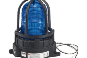 Luz de advertencia LED / Ubicaciones peligrosas / Montaje superficie / 120-240Vca / IP66 / Azul