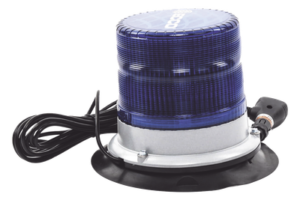 Baliza LED de Pulso / SAE Clase I / 11 Patrones de Flash / 12-24 VDC / IP67 / Montaje Magnético de Vacío