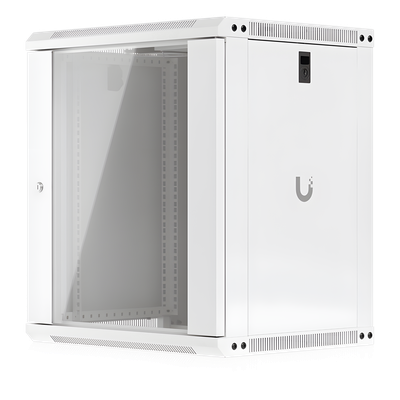 Gabinete Rack 12U / 550 x 450 mm / 50 kg Carga / Vidrio Templado / 21.7 x 17.7 x 25'