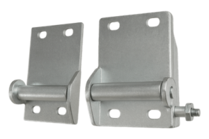Soportes Inferiores para Puerta de Garage / Acero Reforzado / Capacidad 500 kg / Par Izquierdo y Derecho / Acabado Anticorrosión
