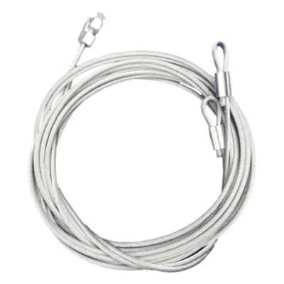 Cable para Puerta de Garage / 1/8 Pulgada / 350 cm (11.5 ft) / Puertas hasta 8 Pies (2.44 m) / Uso Residencial y Comercial / Instalación Izquierda o Derecha