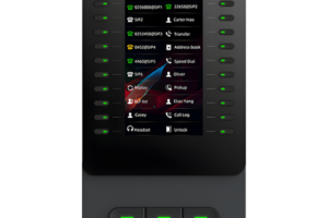 Módulo de Expansión IP / Pantalla Color 4.3 Pulgadas / 60 Teclas DSS Programables / USB Tipo-C / Cascada hasta 4 Unidades / Soporte Ajustable 40° y 45°