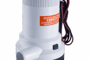 Bomba de Achique Sumergible SEAFLO SFBP1-G1500-01 / 1,500 GPH (5,678 LPH) / 12V CD / No Automática / Alta Eficiencia / Filtro Extraíble / Bajo Consumo / Para Panel o Interruptor de Flotador
