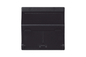 Placa Inclinada Voz y Datos / 2 Módulos RJ45 Keystone / Guardapolvos Integrados / IP20 / 45x45 mm