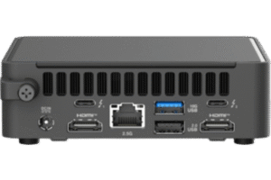 Mini PC / Intel Core 7 240H / 16 GB DDR5-5600 / Wi-Fi 7 / 2.5GbE / Thunderbolt 4 / 4x 4K / Chasis 0.48 L