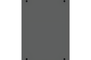 Placa Ciega para Piloto ACM-30 / Acero Calibre 16 / Serie CAB-5 / Color Negro