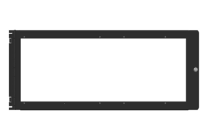 Panel de Revestimiento para Pantalla Táctil de 10 Pulgadas / 2 Anunciadores ACM-30 / Gabinetes Serie CAB-5 / Acero Calibre 16