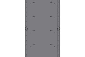 Caja Trasera para Gabinete de Panel de Alarma Contra Incendio / Cinco Niveles / Acero Calibre 16 / 25.41 x 58.96 x 5.50 pulgadas (64.5 x 149.8 x 14 cm) / Compatible con Baterías 26 Ah