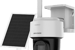 Kit Solar IP All in One / AOV / 4 Megapixel / Lente 2.8 mm / Panel Solar 8W + Batería Litio 9000 mAh / SIM 4G Integrada / Audio Bidireccional / Dual Light / IP66 / 0.68 ft x 0.43 ft x 0.93 ft
