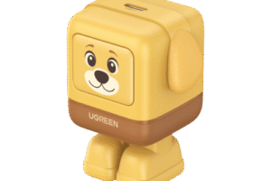 Cargador UNO Animal Puppy 30W GaN / Diseño Canino / USB-C / Compacto 34x34.9x44.4 mm (1.34x1.37x1.75 in) / Multi-Voltaje 5V-20V / Protección Avanzada
