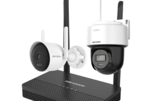 Kit de Videovigilancia IP Inalámbrico / 4 Megapixel / NVS 4 Canales / 2 Cámaras Wi-Fi / Dual Light / Audio Bidireccional / IP66 / Micro SD 512 GB