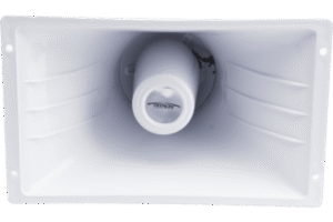Bocina Corneta Voceo / 40 W / 8 Ohms / 95 dB a 15 m (49.2 ft) / RCA / 7.6 m (25 ft) / Intemperie