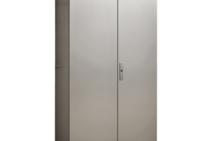 Gabinete de Acero Inoxidable / IP55 / IK10 / 1000 x 2200 x 400 mm (39.4 x 86.6 x 15.7 in) / Capacidad 110 kg / Platina Galvanizada