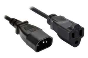 Cable de Alimentación / Conector C14 / Enchufe Estándar US / 60 cm (23.6 in) / Negro / Compatible NEO