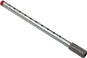Tubo de Muestreo para Ductos de 60 a 120 Centímetros de Ancho, fabricado en metal