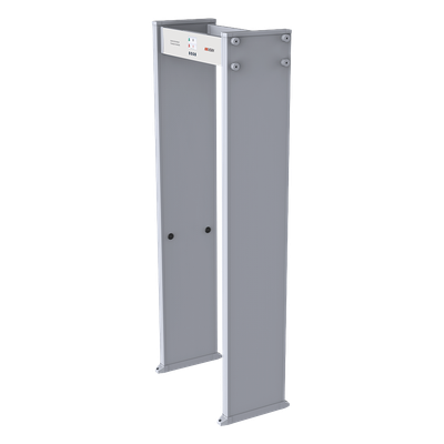 Arco Detector de Metales / 12 Zonas Simultáneas / Pantalla LCD 4.3" / Conteo Bilateral de Personas / Ethernet 10/100M / 255 Niveles de Sensibilidad / Detección 25 mm
