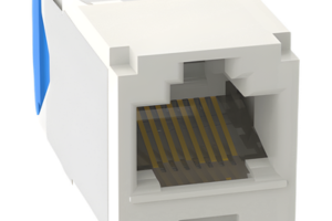 Conector Jack RJ45 / Cat 6A / Mini-Com TG / Sin Blindaje / Gel Anti-Corrosión / 22-26 AWG / Color Blanco Mate