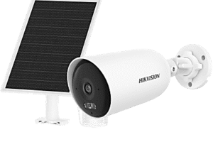 Cámara Bala IP Solar / 4 MP / AOV / Lente 2.8 mm / Iluminación Dual 30 m (98.4 ft) / 4G / IP66