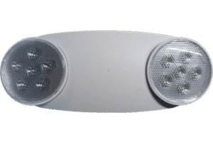 Luminaria de Emergencia LED/ Doble Cabezal Ajustable / 120-277V Dual Voltage / 90 Minutos Autonomía / 230-430 Lúmenes / ABS 5VA Retardante de Llama