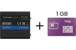 Router Celular Industrial / 4G LTE Cat 4 / 150 Mbps / Wi-Fi 2.4 GHz / Doble SIM / 4 Puertos Ethernet / -40°C a 75°C (-40°F a 167°F)
